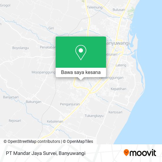 Peta PT Mandar Jaya Survei