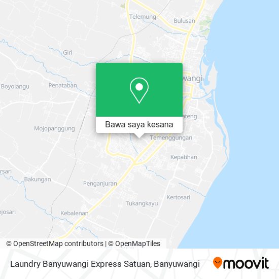 Peta Laundry Banyuwangi Express Satuan