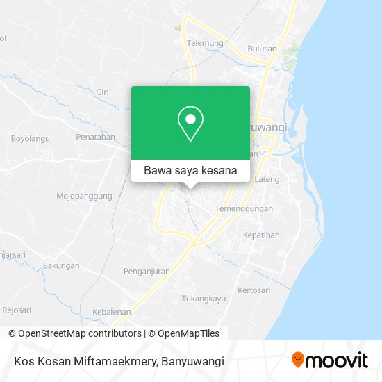 Peta Kos Kosan Miftamaekmery