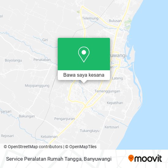 Peta Service Peralatan Rumah Tangga