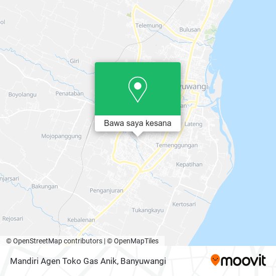 Peta Mandiri Agen Toko Gas Anik