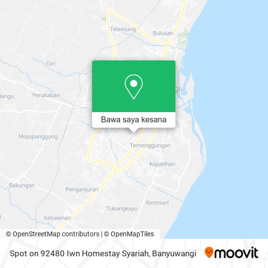 Peta Spot on 92480 Iwn Homestay Syariah