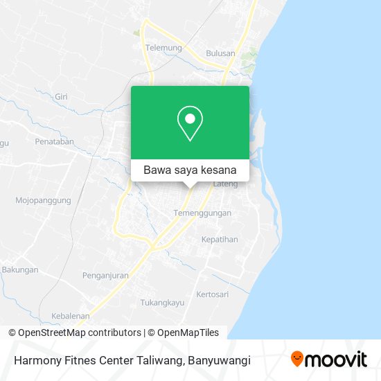 Peta Harmony Fitnes Center Taliwang