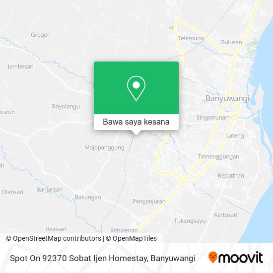 Peta Spot On 92370 Sobat Ijen Homestay