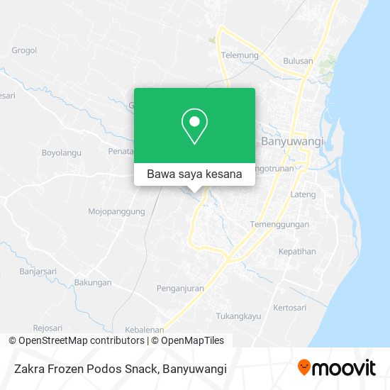 Peta Zakra Frozen Podos Snack