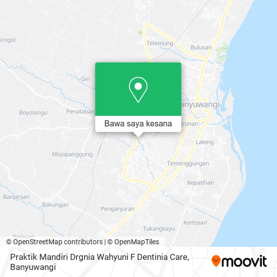 Peta Praktik Mandiri Drgnia Wahyuni F Dentinia Care