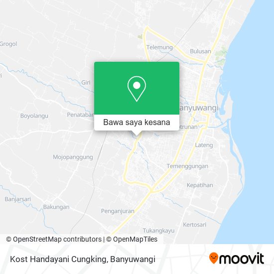 Peta Kost Handayani Cungking