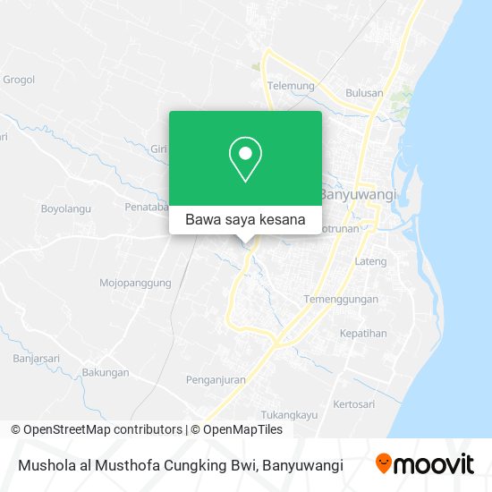 Peta Mushola al Musthofa Cungking Bwi