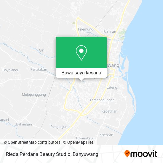 Peta Rieda Perdana Beauty Studio
