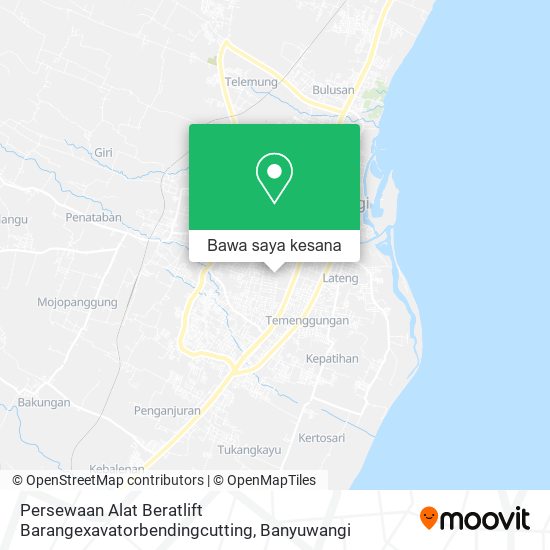 Peta Persewaan Alat Beratlift Barangexavatorbendingcutting