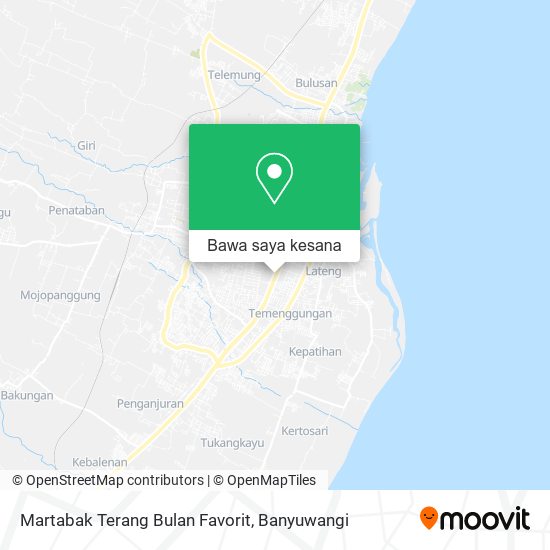 Peta Martabak Terang Bulan Favorit