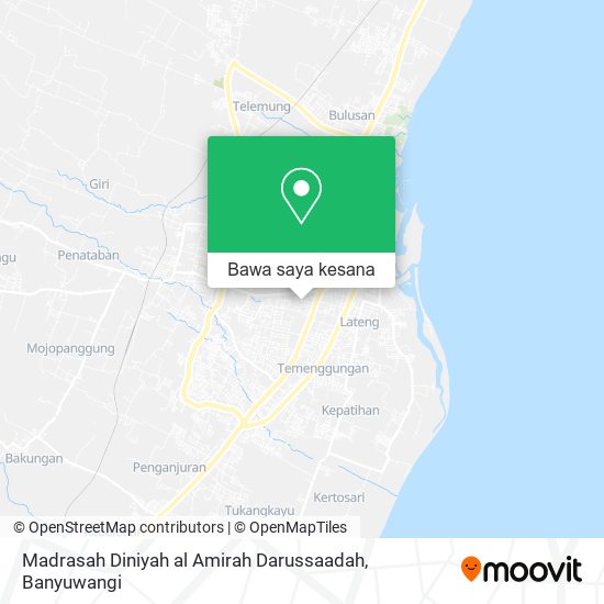 Peta Madrasah Diniyah al Amirah Darussaadah