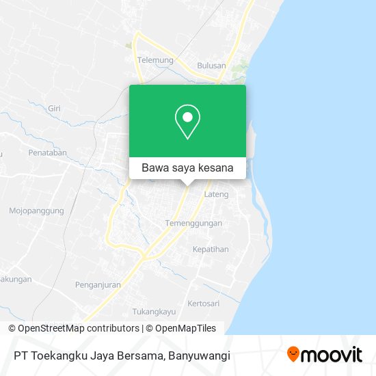 Peta PT Toekangku Jaya Bersama