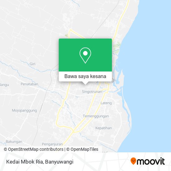 Peta Kedai Mbok Ria