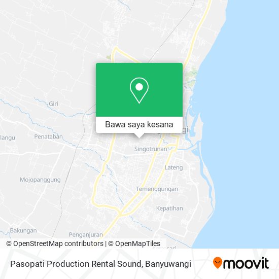 Peta Pasopati Production Rental Sound