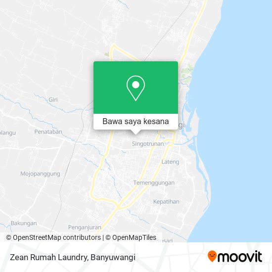 Peta Zean Rumah Laundry