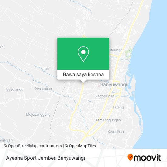 Peta Ayesha Sport Jember