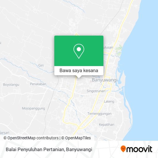 Peta Balai Penyuluhan Pertanian