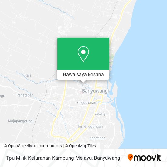 Peta Tpu Milik Kelurahan Kampung Melayu