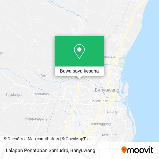 Peta Lalapan Penataban Samudra