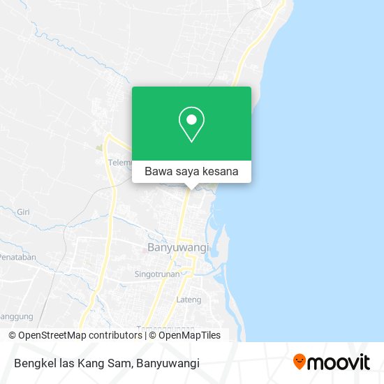 Peta Bengkel las Kang Sam