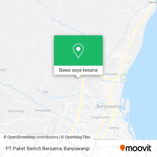 Peta PT Paket Switch Bersama