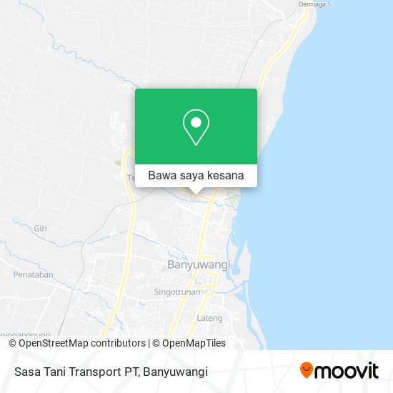 Peta Sasa Tani Transport PT