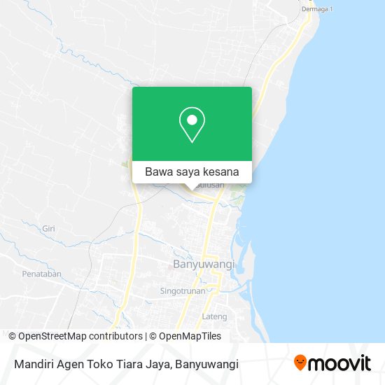 Peta Mandiri Agen Toko Tiara Jaya