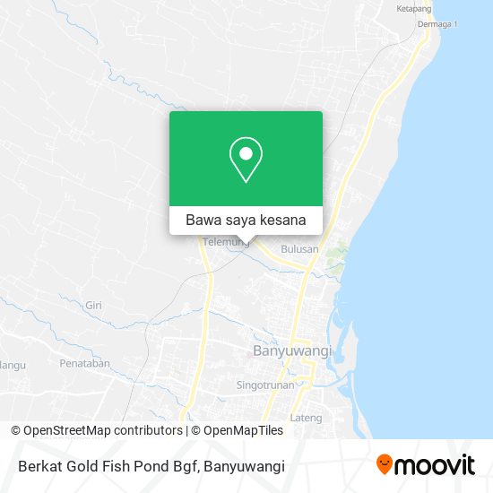 Peta Berkat Gold Fish Pond Bgf