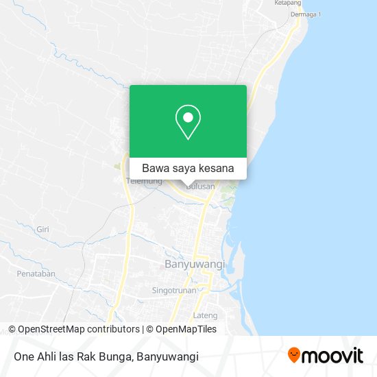 Peta One Ahli las Rak Bunga