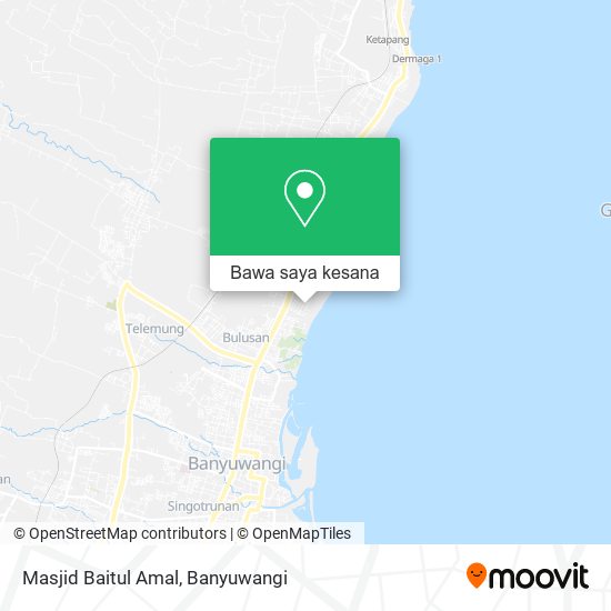 Peta Masjid Baitul Amal