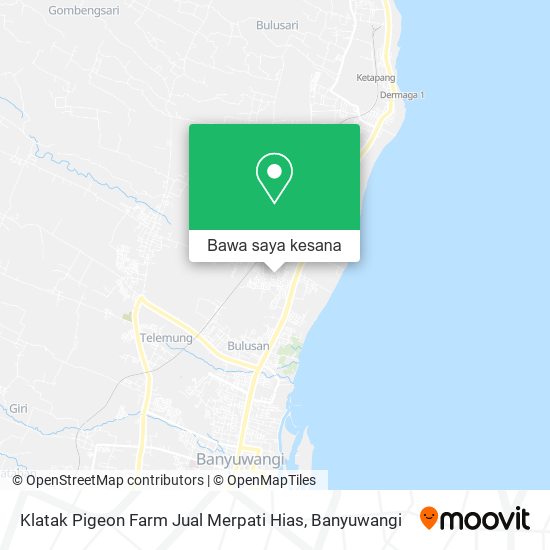 Peta Klatak Pigeon Farm Jual Merpati Hias