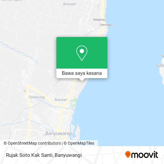 Peta Rujak Soto Kak Santi