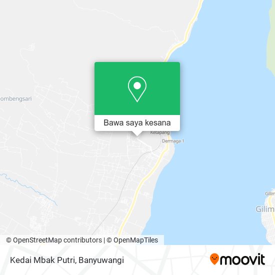 Peta Kedai Mbak Putri