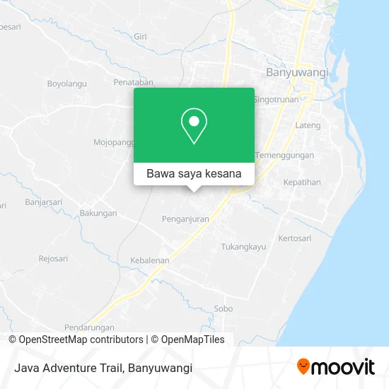 Peta Java Adventure Trail