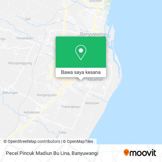 Peta Pecel Pincuk Madiun Bu Lina