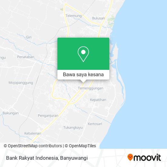 Peta Bank Rakyat Indonesia