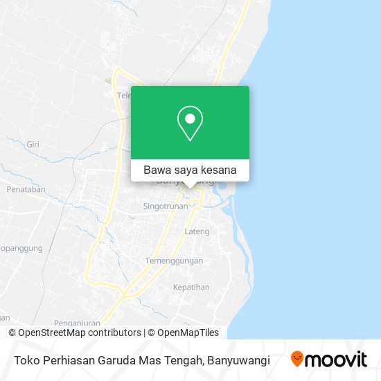 Peta Toko Perhiasan Garuda Mas Tengah