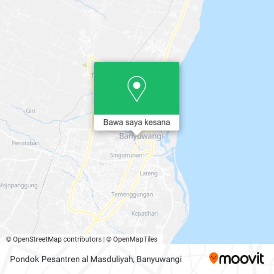 Peta Pondok Pesantren al Masduliyah