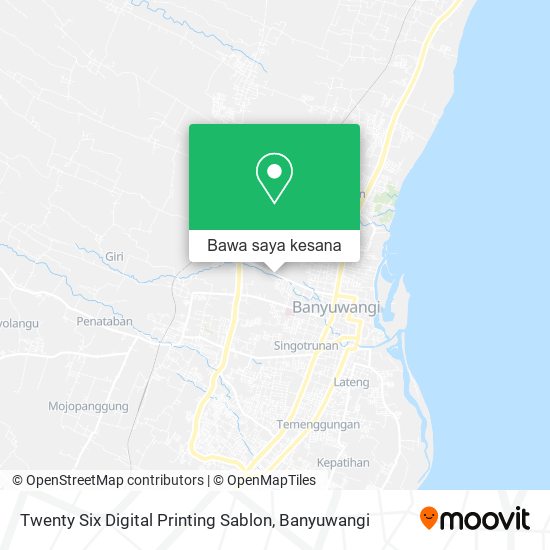 Peta Twenty Six Digital Printing Sablon