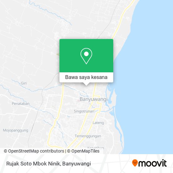Peta Rujak Soto Mbok Ninik