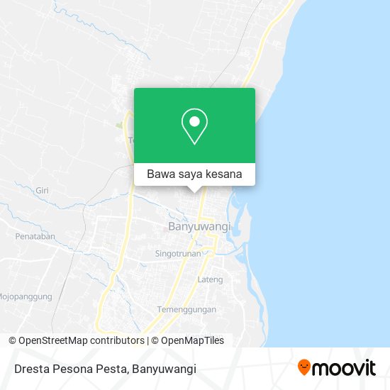 Peta Dresta Pesona Pesta