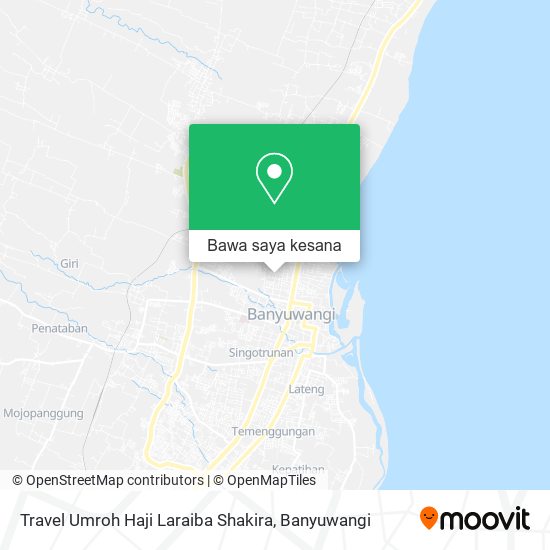 Peta Travel Umroh Haji Laraiba Shakira