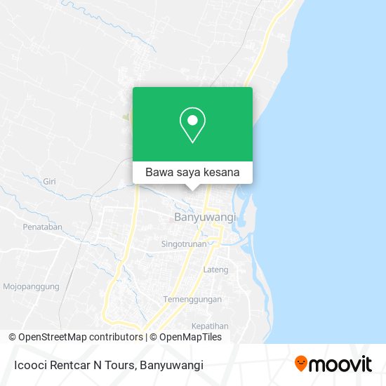 Peta Icooci Rentcar N Tours