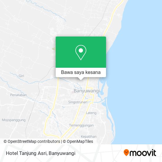Peta Hotel Tanjung Asri