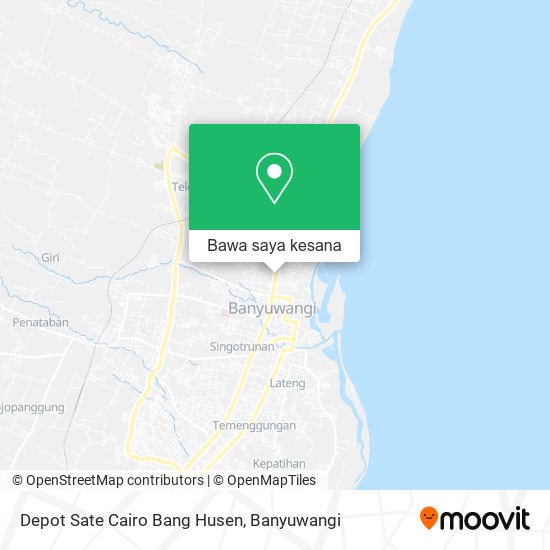 Peta Depot Sate Cairo Bang Husen