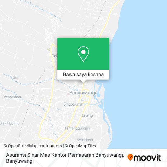 Peta Asuransi Sinar Mas Kantor Pemasaran Banyuwangi