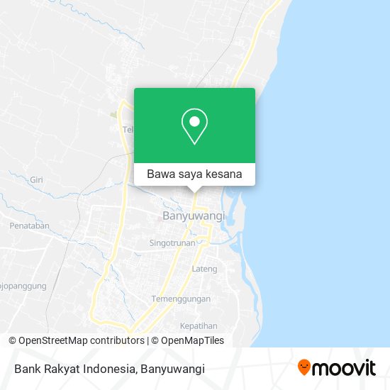Peta Bank Rakyat Indonesia