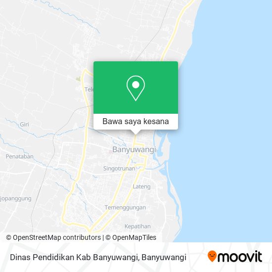 Peta Dinas Pendidikan Kab Banyuwangi