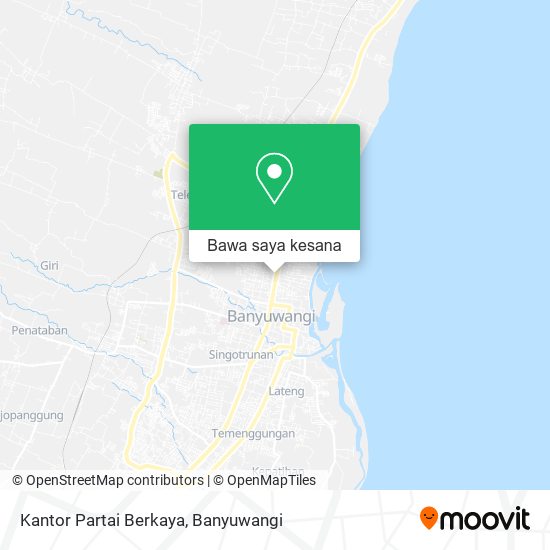 Peta Kantor Partai Berkaya